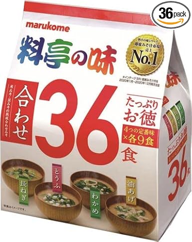 Marukome Plenty of taste of the restaurant Instant miso soup 36 meals Japanese Food
