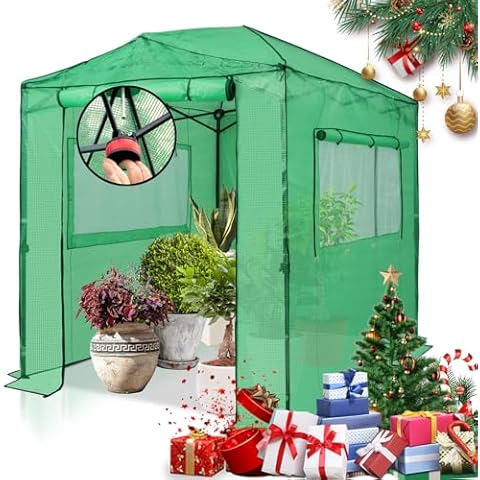 EAGLE PEAK 8'x6' Portable Walk-in Greenhouse Cover