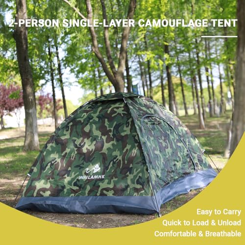 Carpa para camping dome ligera para 2 personas impermeable miniatura 2