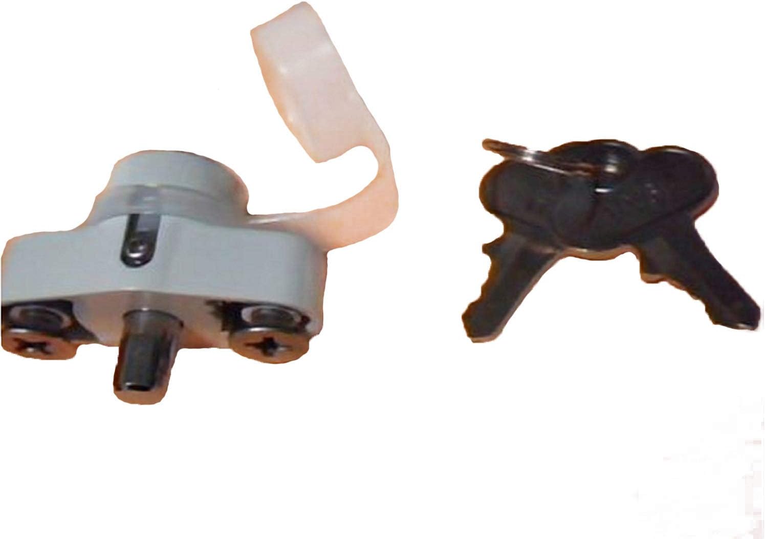 ABA Hurricane Shutter Lock, Hi Velocity Lock Kit, Accordion Shutter Hardware, White, The Same Key Number