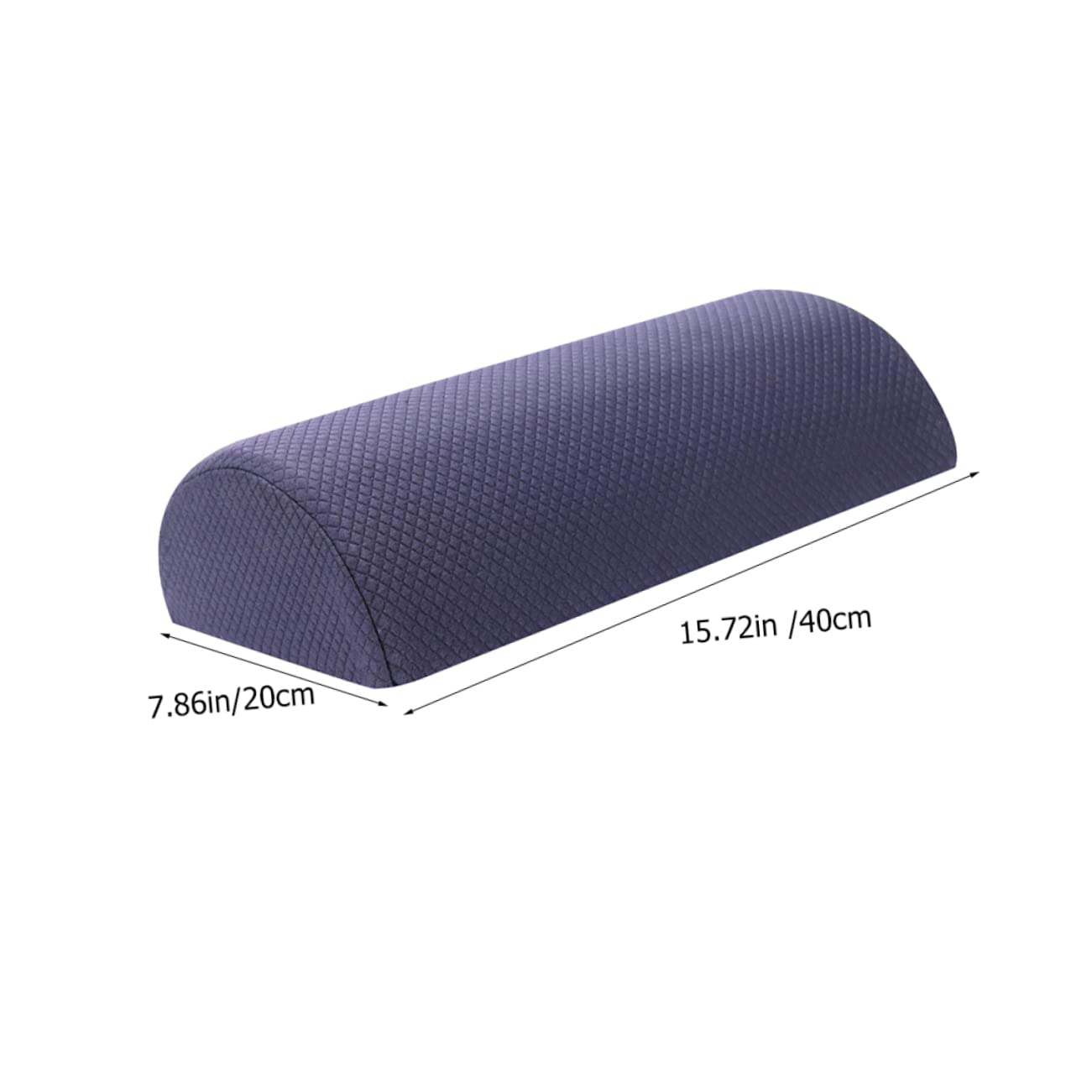 BIUDECO Portable Memory Knee Bolster Pillow Comfortable Semi Roll Design for Lumbar Support for Office Chair Use Lightweight Breathable Cushion for Tailbone Relief