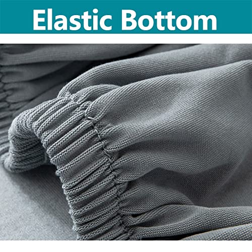 Fundas protectoras para sillón de ala elásticas fundas para sofá y silla con respaldo de licra 4