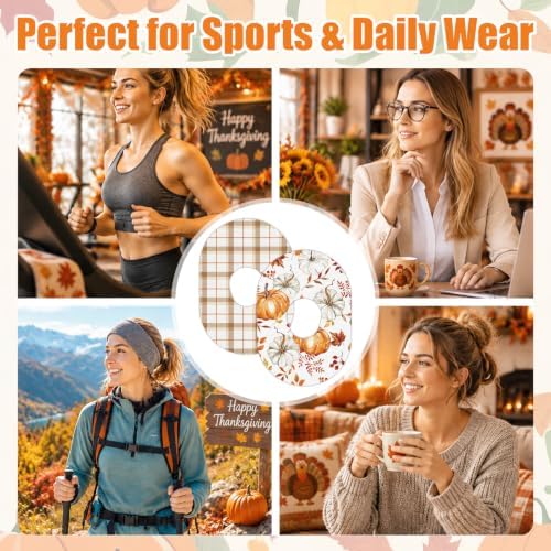 32PCS Adhesive Patches Compatible with Dexcom G7, Thanksgiving Autumn — 사진 5