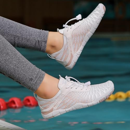 Image of ELETON Barefoot Shoes Women Men Footwear, Wide Toe Box Hiking Zero Drop Non-Slip Quick-Dry River Boat Pool Beach Water Shoes, Lightweight Swimming Running Walking Sneakers Unisex