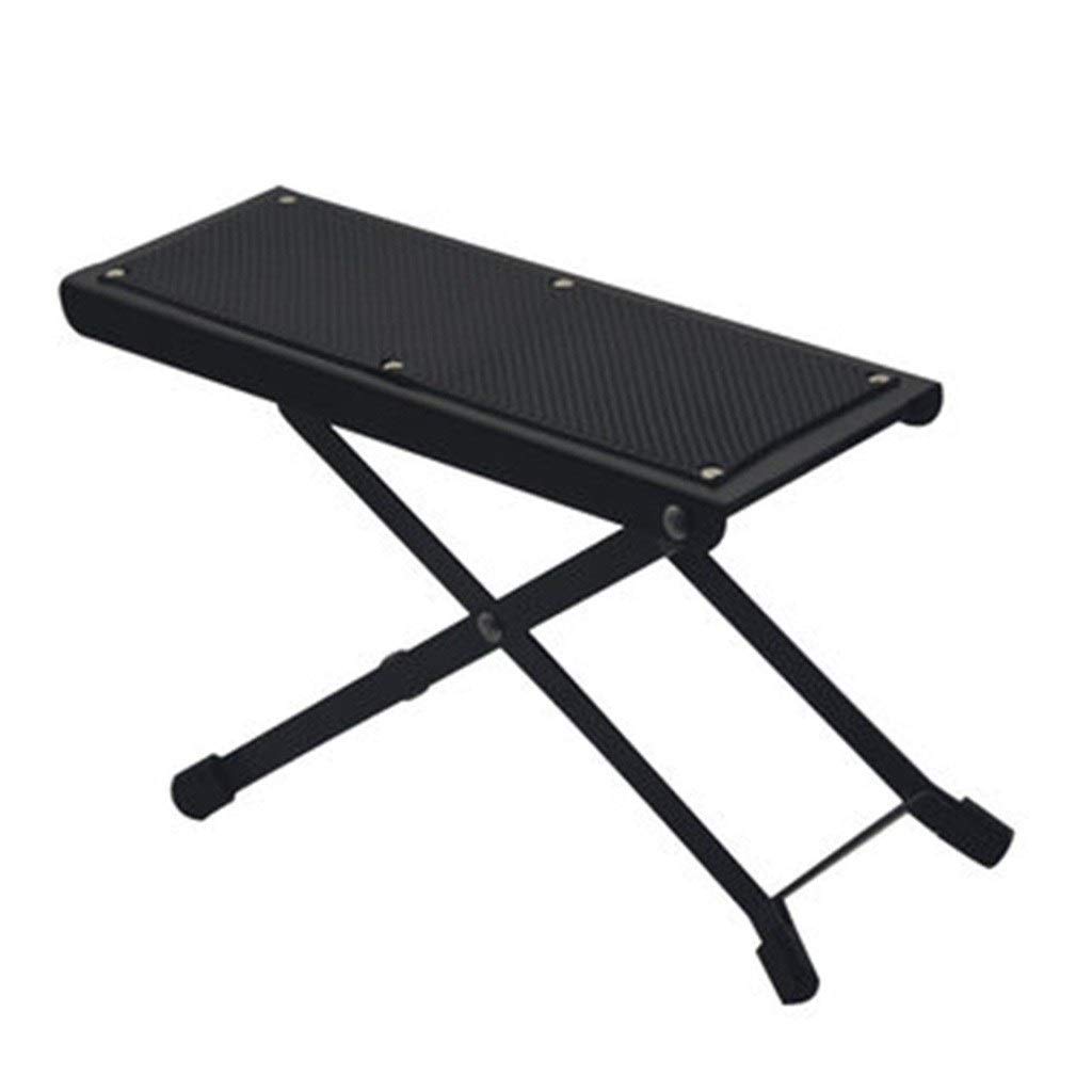 LXESWM Height-adjustable Guitar Footstool Guitar Foot Rest Pedal 4 Height Adjustable Guitar Stand Folding Footstool Pedal For Guitarist (Color : A)