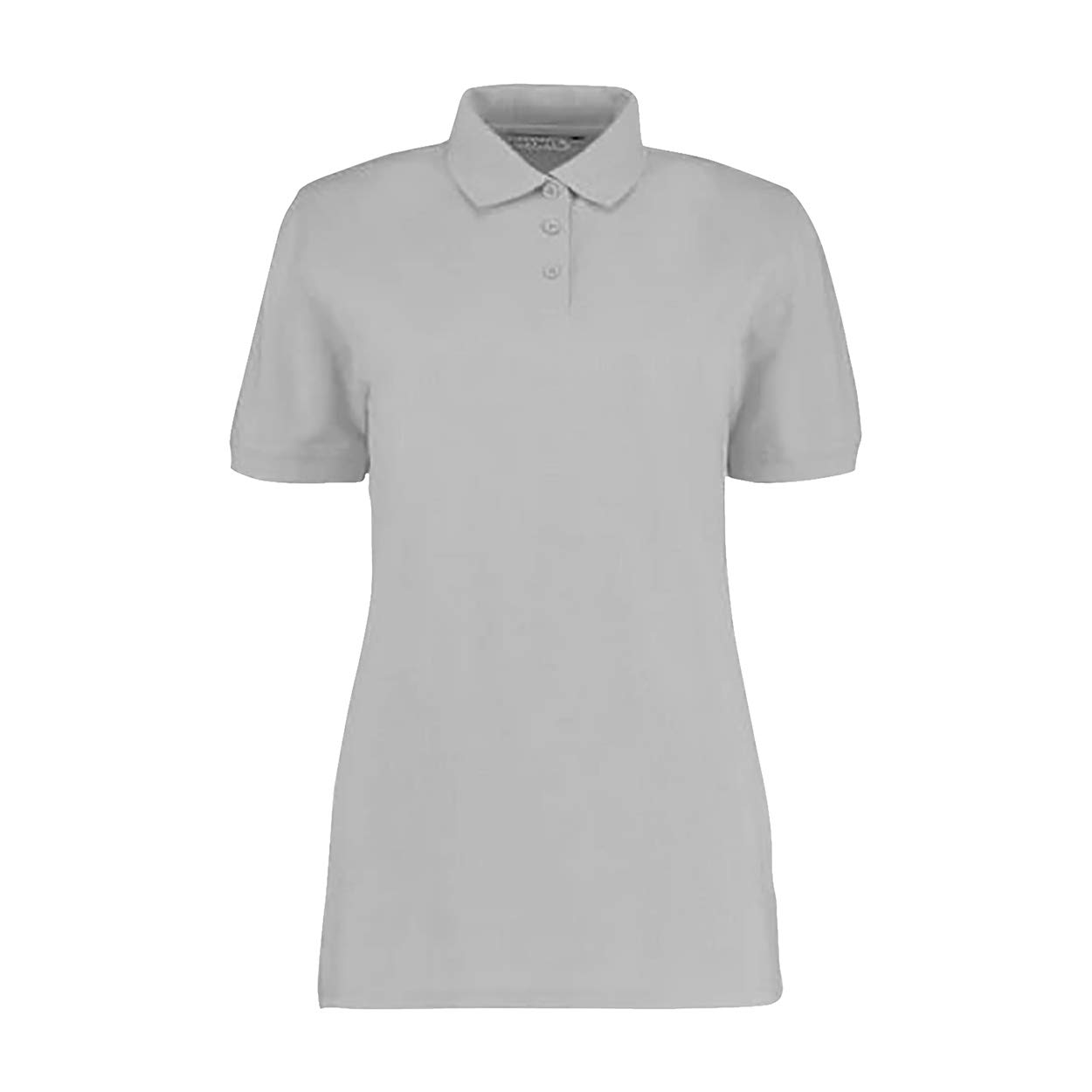 Kustom Kit - Women's Short Sleeve Polo Shirt, Grey Mottled, 12