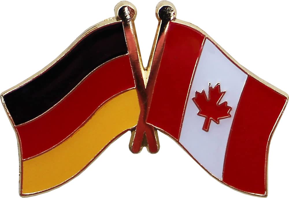 Germany Lapel Pin - Die-Struck Metal Country Flag With Butterfly Clasp ...