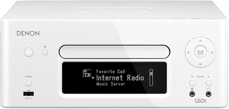 Denon CEOL ネットワークCDレシーバー AirPlay/ハイレゾ音源対応 ホワイト RCD-N8-W