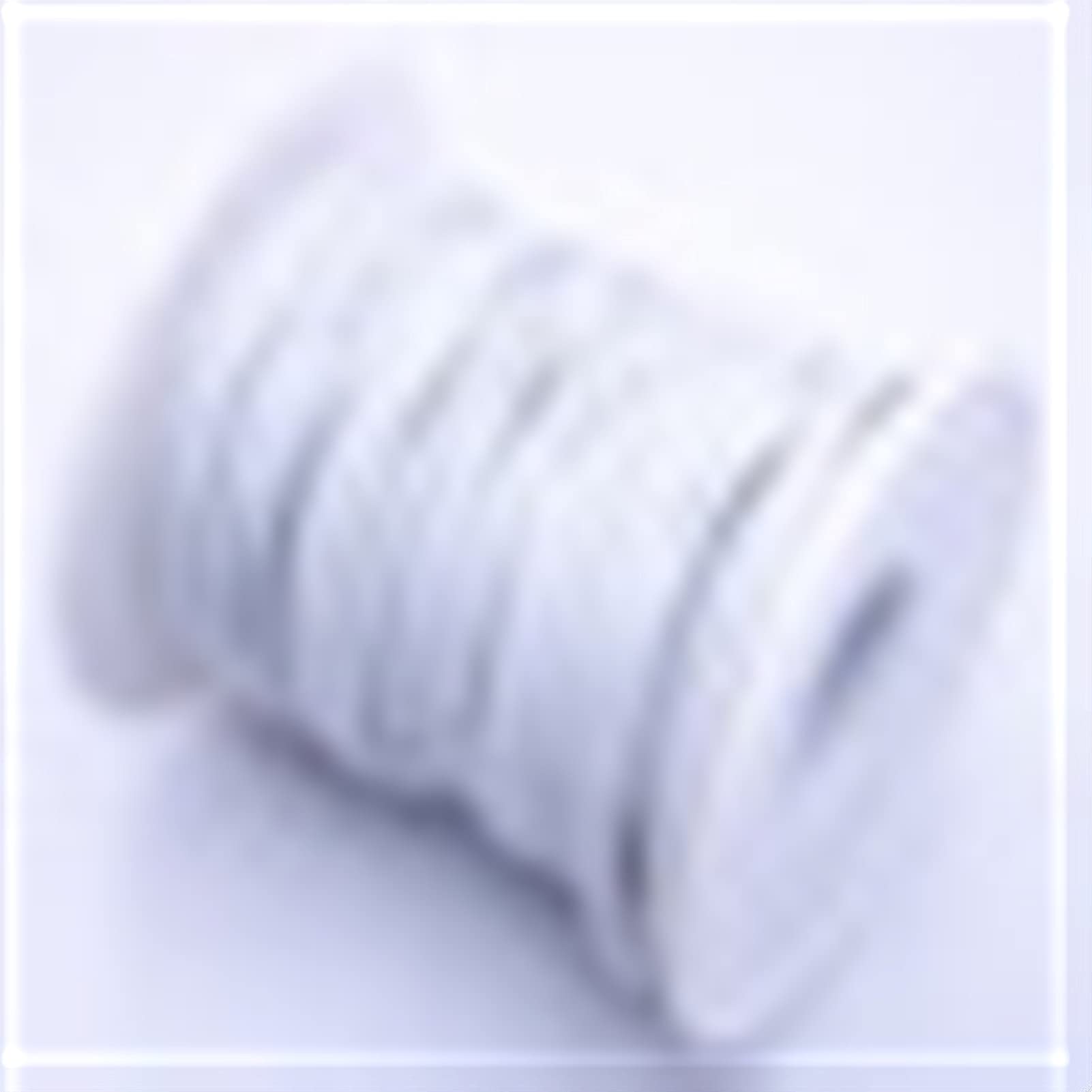 Cavo Elettrico,Cavi Elettrici 10 Metri / 50 Metri Flessibile Cavo in Silicone Resistente alle Alte Temperature 12AWG 13 14 15 16 17 18 20 22 Cavo in Silicone(White,50M_28 AWG)