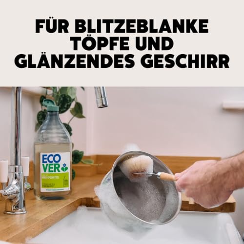 Ecover Geschirrspülmittel, Zitrone & Aloe Vera, 950 ml – Ansicht 3