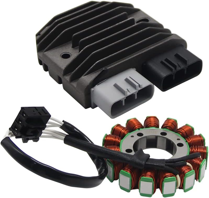 Motorcycle Stator and Regulator Rectifier is Suitable for Kawasaki 21003-0054 21066-0714 21066-0758 21066-0771 for Kawasaki ZX1000 Ninja ZX10R ZX-10R 2006-2007