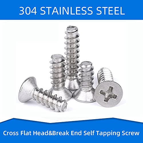 Viti In Legno Acciaio Inox 316 25 Viti In Legno Testa Piatta #10 X 2-1/2" - Acciaio Inox Marino 316, Phillips, Qualit&agrave; Marine Viti Acciaio Inox 316