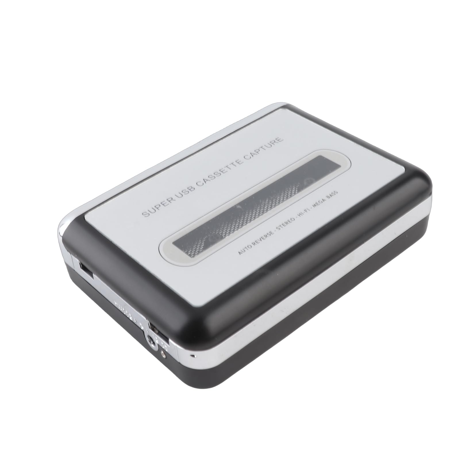Reproductores de Casete Portátiles Convertidor de Mp3 Abs USB Cinta a Mp3 Convertidor de Captura Estéreo para Reproductor de Música o Reproductor de Casete