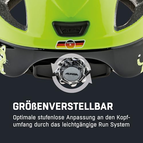 ALPINA XIMO Flash Kinderfahrradhelm, be Visible Gloss, 45-49 cm – Ansicht 5