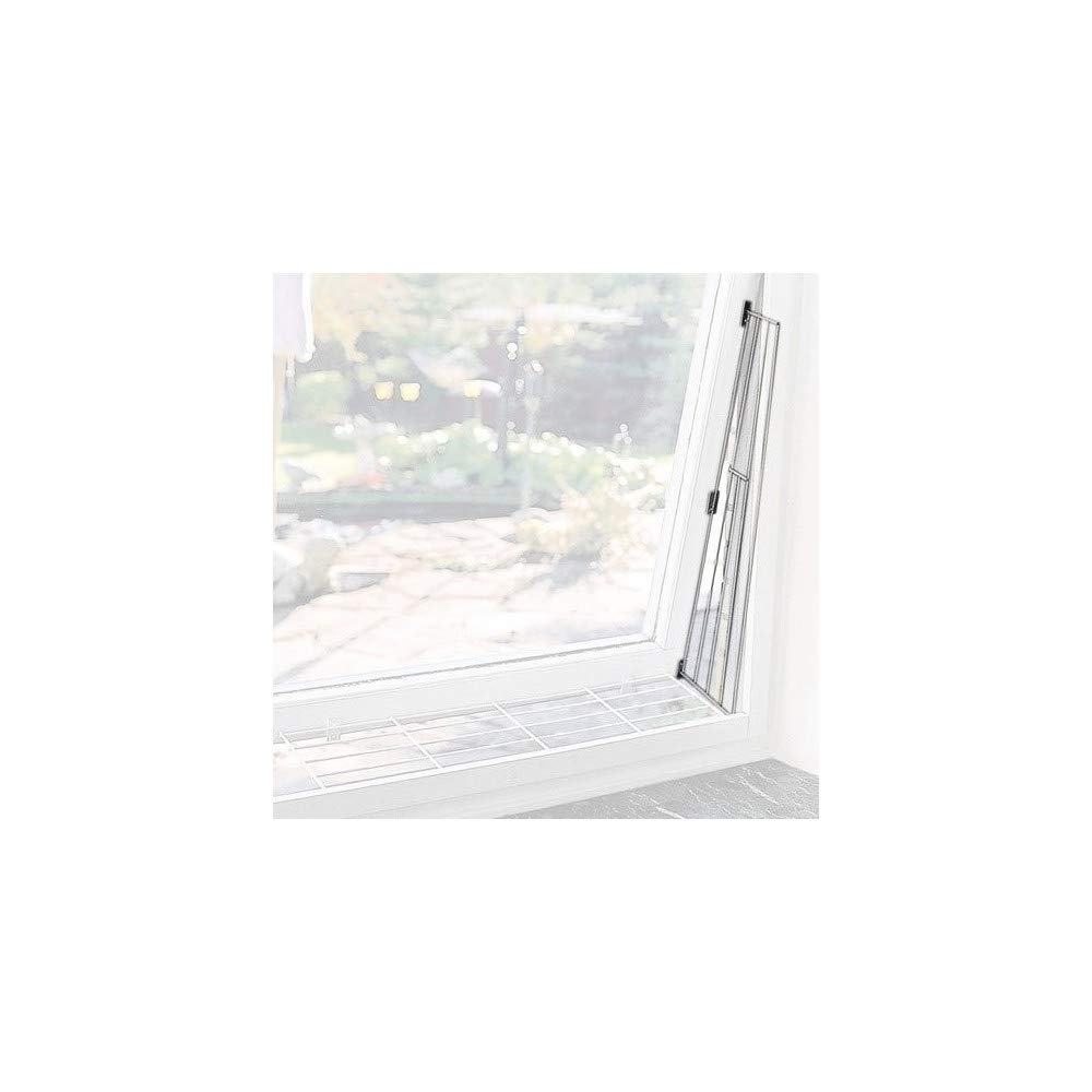 Trixie 2 griglie di protezione laterali per finestra a ribalta, Bianco 62 x 16/8 cm