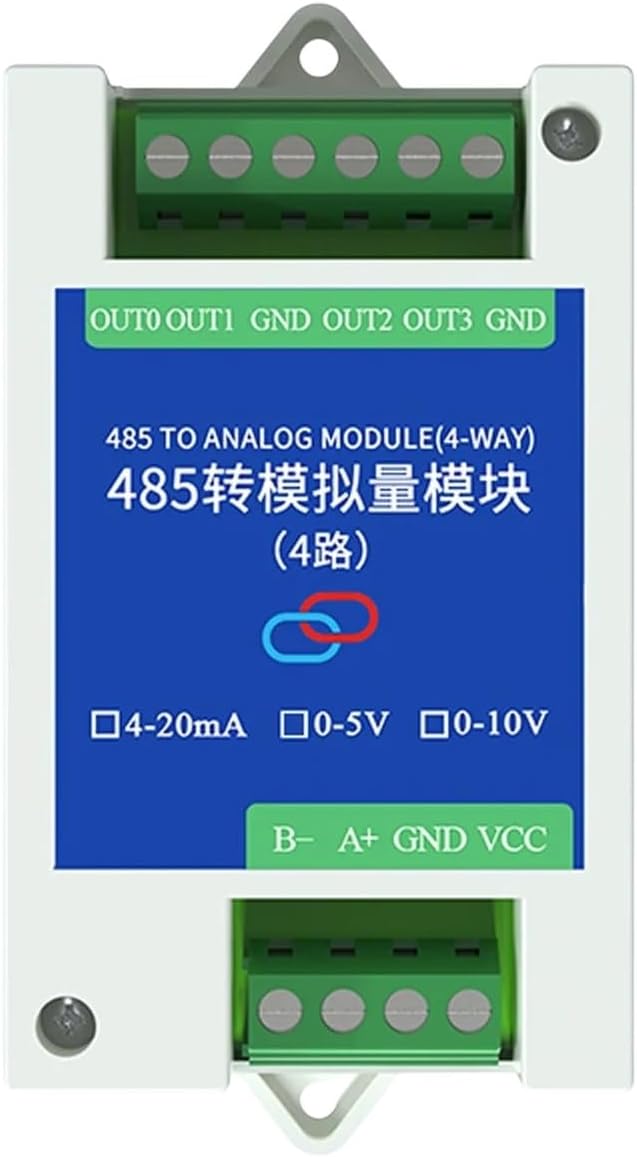 Conversion RS485 to 4-20mA 0-5V 0-10V Transform Module 2 4 Channel Modbus RTU RS485 to Annal0g Industrial Converter Modules New 2026 High for Reliable Electronic Component