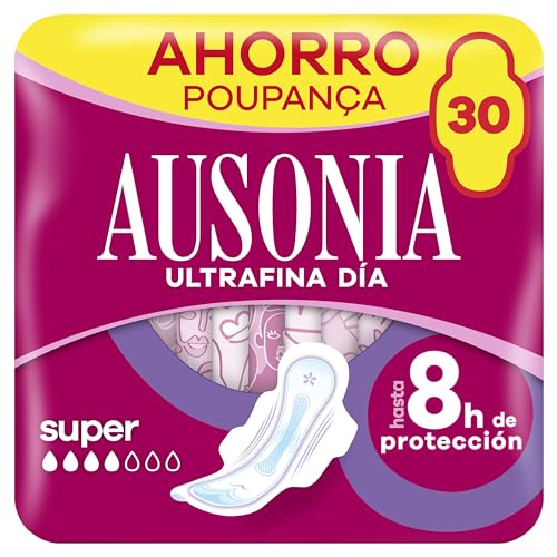 Ausonia Ultrafina Super Compresas Con Alas 30 Unidades