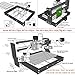 2-in-1 3000mW Upgrade Version CNC 3018 Pro with 20 Bits GRBL Control DIY Mini CNC Machine, 3 Axis Pcb Milling Machine, Wood Router Engraver with Offline Controller, with ER11 and 5mm Extension Rod
