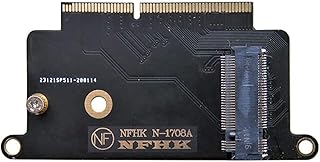 M.2 PCIe NVMe(M Key) 2230 2242 Type SSD to 2016 2017 MacBook Pro 13" A1708 SSD Adapter Converter Card,M.2(SATA & AHCI) SSD Not Support