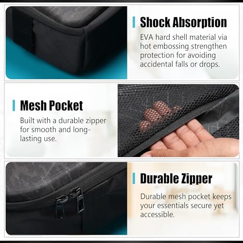 Image of GadgetBite Camera Bag Hardshell Water Resistant Professional Camera Backpack with Rain Cover Customizable Shockproof Lens Pockets for DSLR Lenses Go Pro Canon Nikon Sony Cameras Accessories