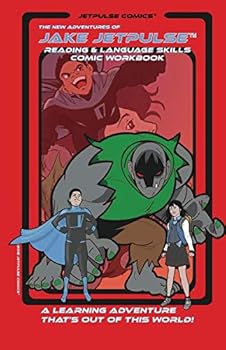 Paperback The New Adventures of Jake Jetpulse: Reading & Language Skills Comic Workbook Book