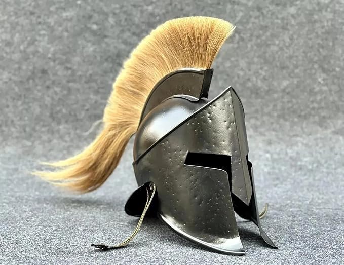 King Spartan Helmet Leonidas Helmet Authentic 300 Movie Replica Gift