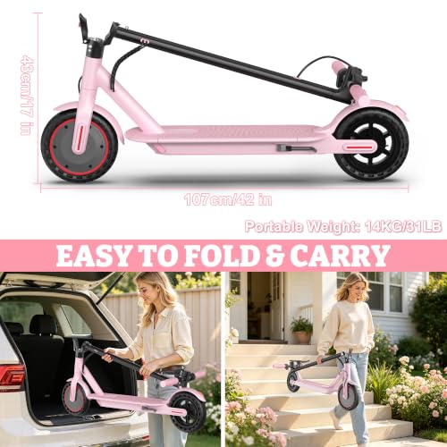 Image of Aovowheel Electric Scooter for Adults, Folding E Scooter Commuting Scooters