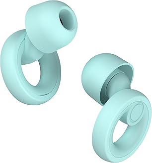 Ear Plugs for Noise Cancelling Ear Protection EarPlugs for Sleep,Concerts,Work,Study,8 Size Eartips with Small Box,Perfect -30dB Silicone Earplugs for Noise Reduction T-Blue