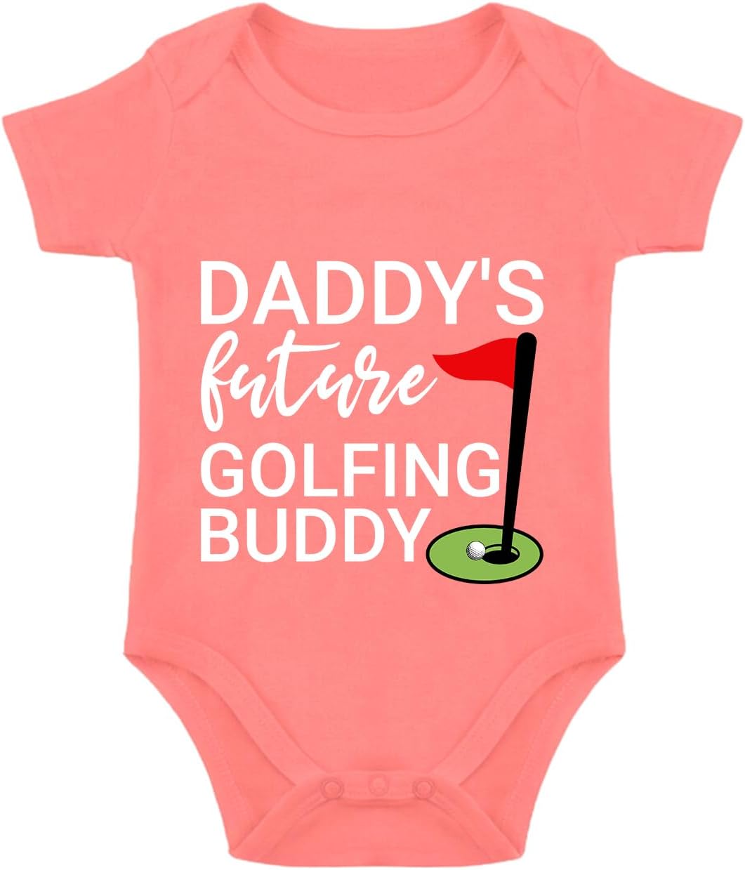 listery Daddy's Future Golfing Buddy Bodysuit Golf Infant Daddys Golf Buddy Golf Romper Baby Girl Boy Baby Golf Unisex