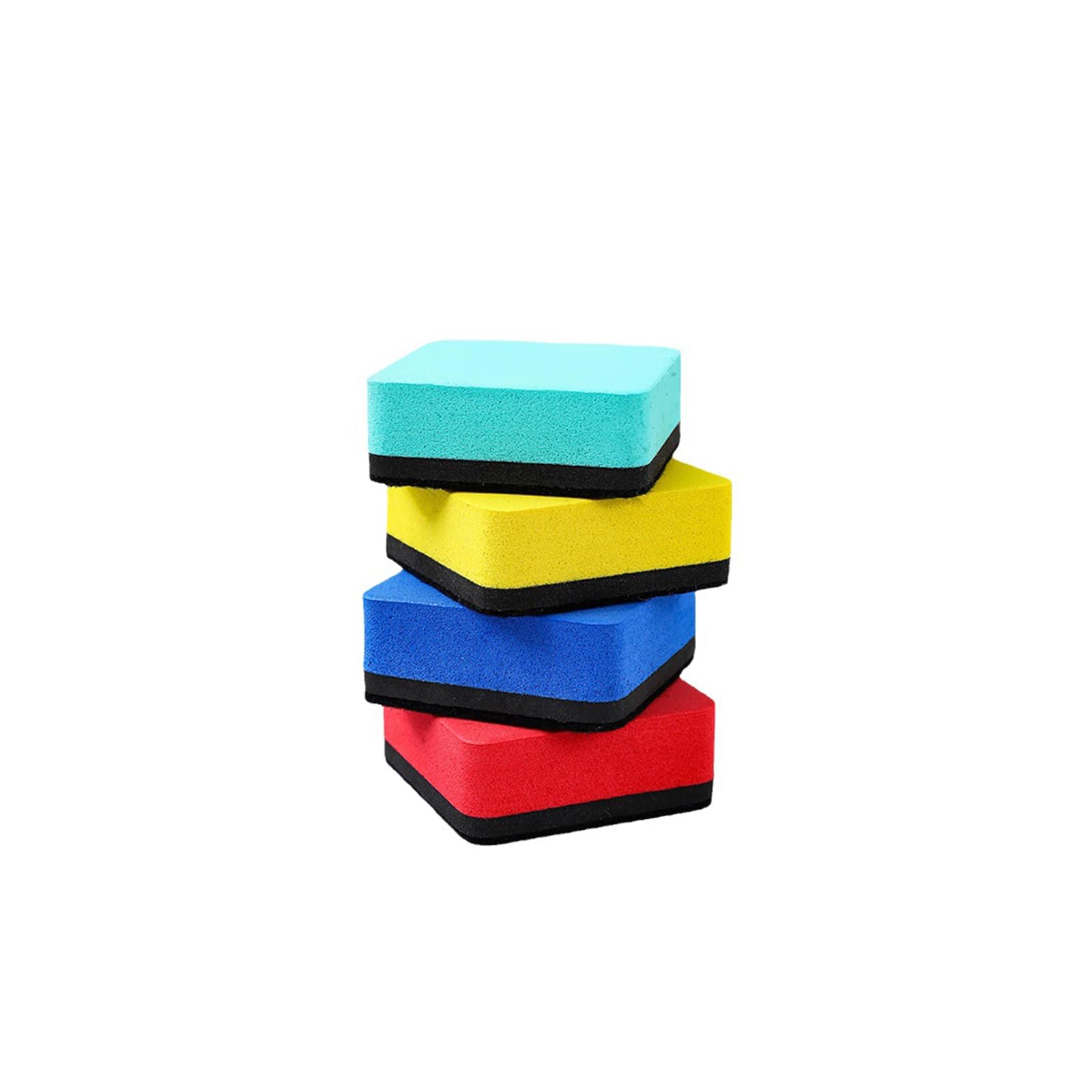 4 Pcs Mini Dry Erase Eraser, Chalkboard Eraser Cleaner, Mini Whiteboard Eraser Bulk for White Board,Square Board Wiper Erase for Students Teachers at School Classroom,Office,Home image 7