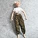 1/12 Scale Figure Clothes T-Shirt + Cargo Pants for 1:12 6inch Female TBL Action Figure Doll Clothes (White)