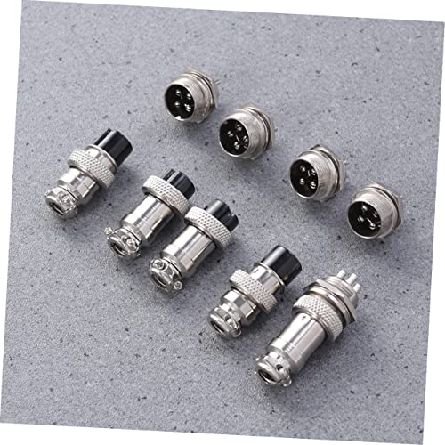 Conector de Aviación OSALADI 5 Piezas Plateado miniatura 3