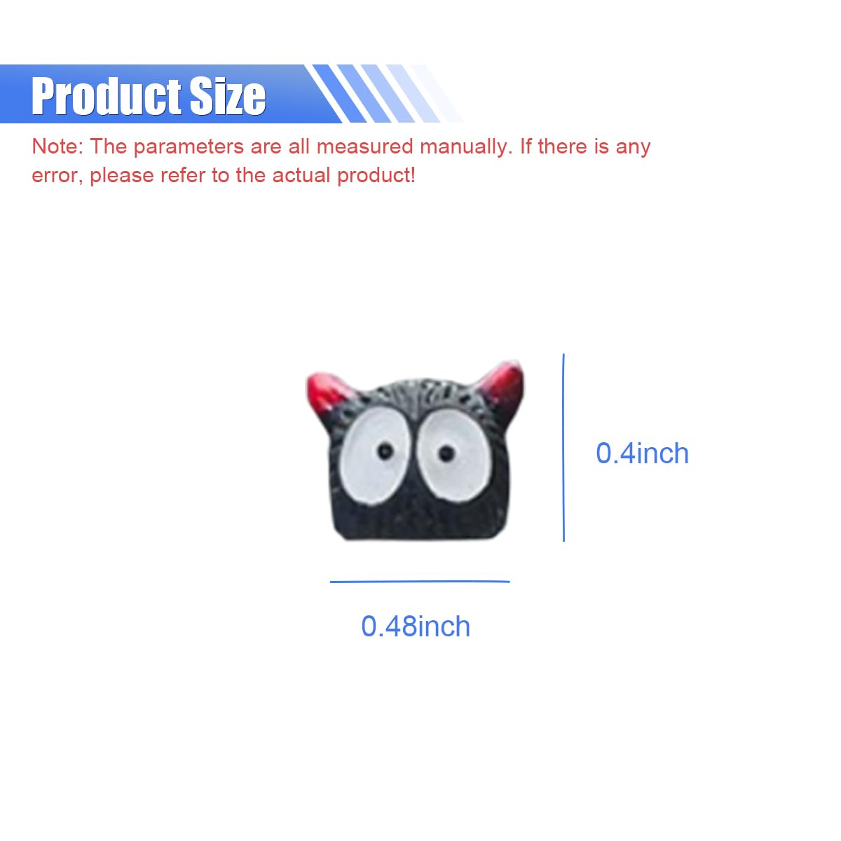 5PCS Cute Devil Car Dashboard Ornament Funny Auto Rear View Mirror Accessories Vehicle Interior Decorations Ornament Accessories for — view 2