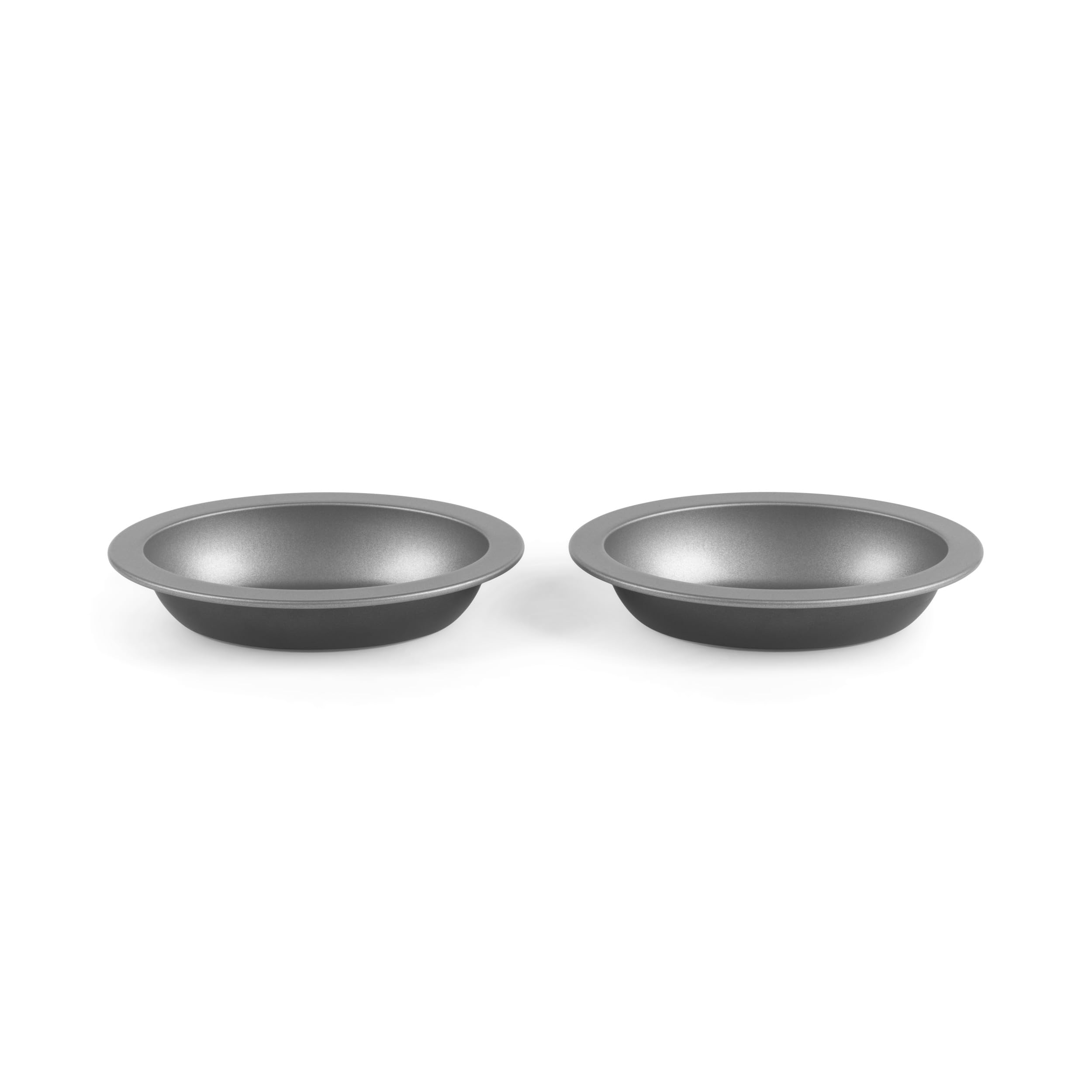 Salter Essentials 2-Piece Oval Deep Dish Set – Non-Stick Coating, Set of 2 Pie Dishes, Durable Carbon Steel, Dishwasher Safe, Easy Clean, Made in the UK, Lightweight, PFOA-Free, Air Fryer & Oven Safe