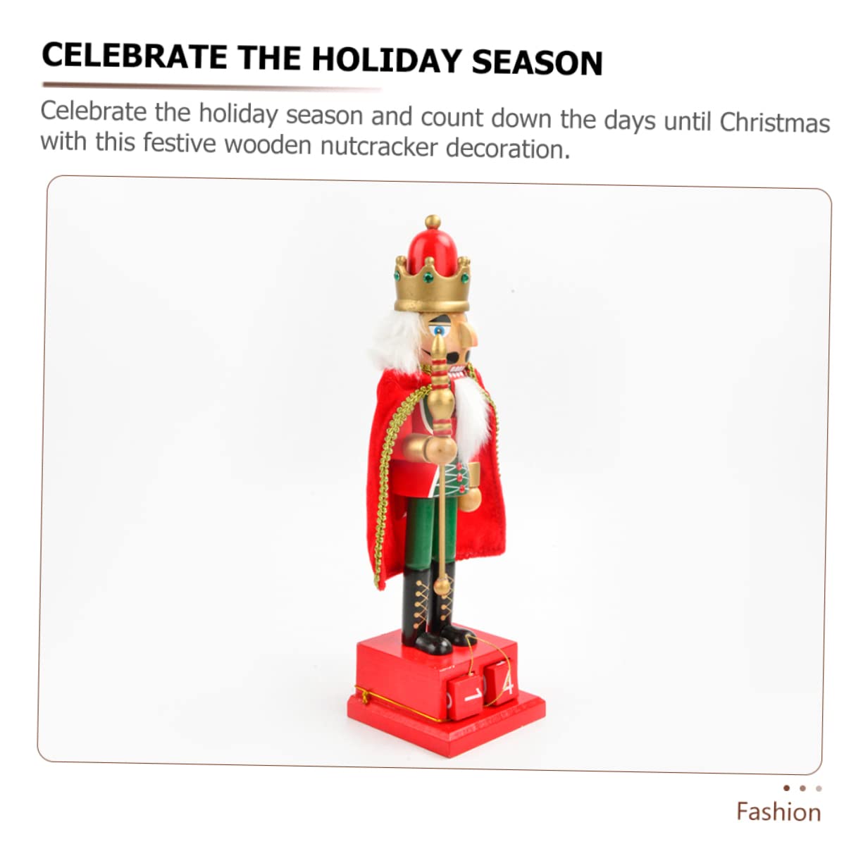 ABOOFAN Adornos De Cascanueces De Navidad De Madera Soldado De Figura De Cascanueces Decoración para Calendario De Regresiva De Navidad para Fiesta
