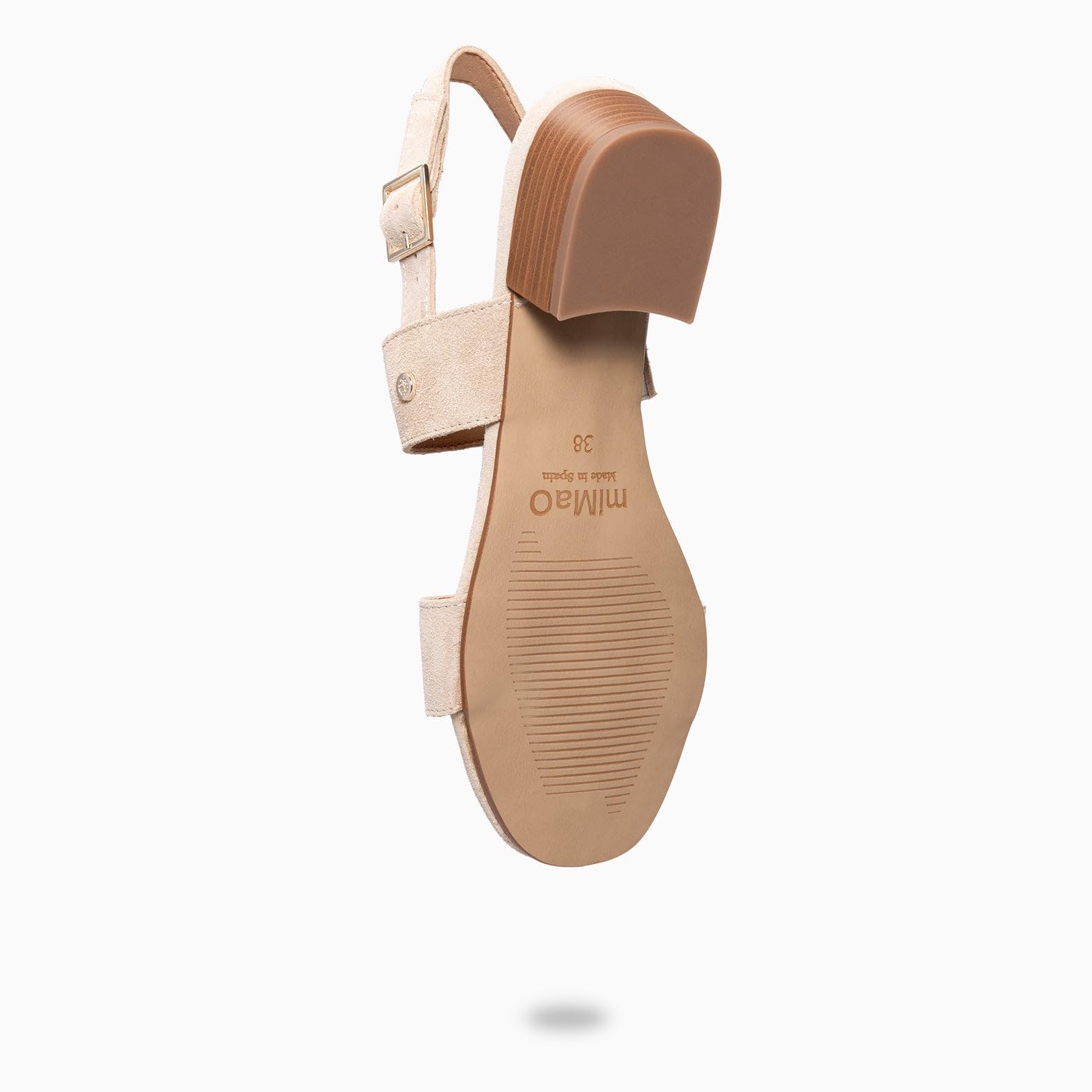 miMaO. Sandalias de tacón ancho. Hechas y fabricadas en España