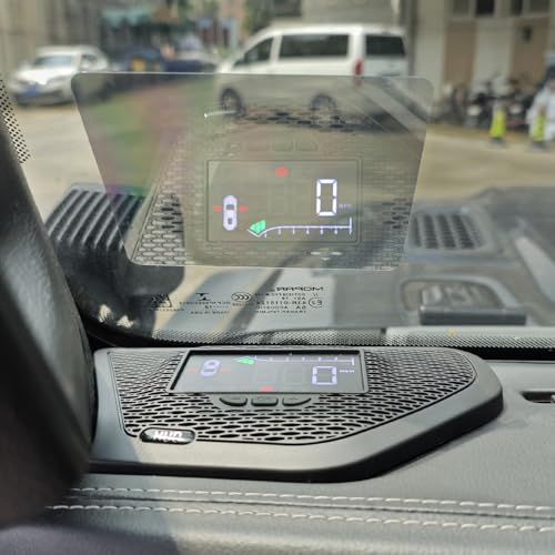 UltraEra Head up Display HUD for Jeep Wrangler JL 2018 2019 2020 2021 2022 2023 2024 2025 for Jeep Gladiator JT 2020 2021 2022 2023 2024 2025 Car Parts OBD Connect car Accessory