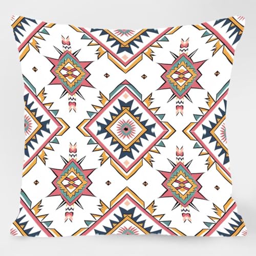 Housses de coussin extérieur imperméables 55x55 pour canapé terrasse et balcon