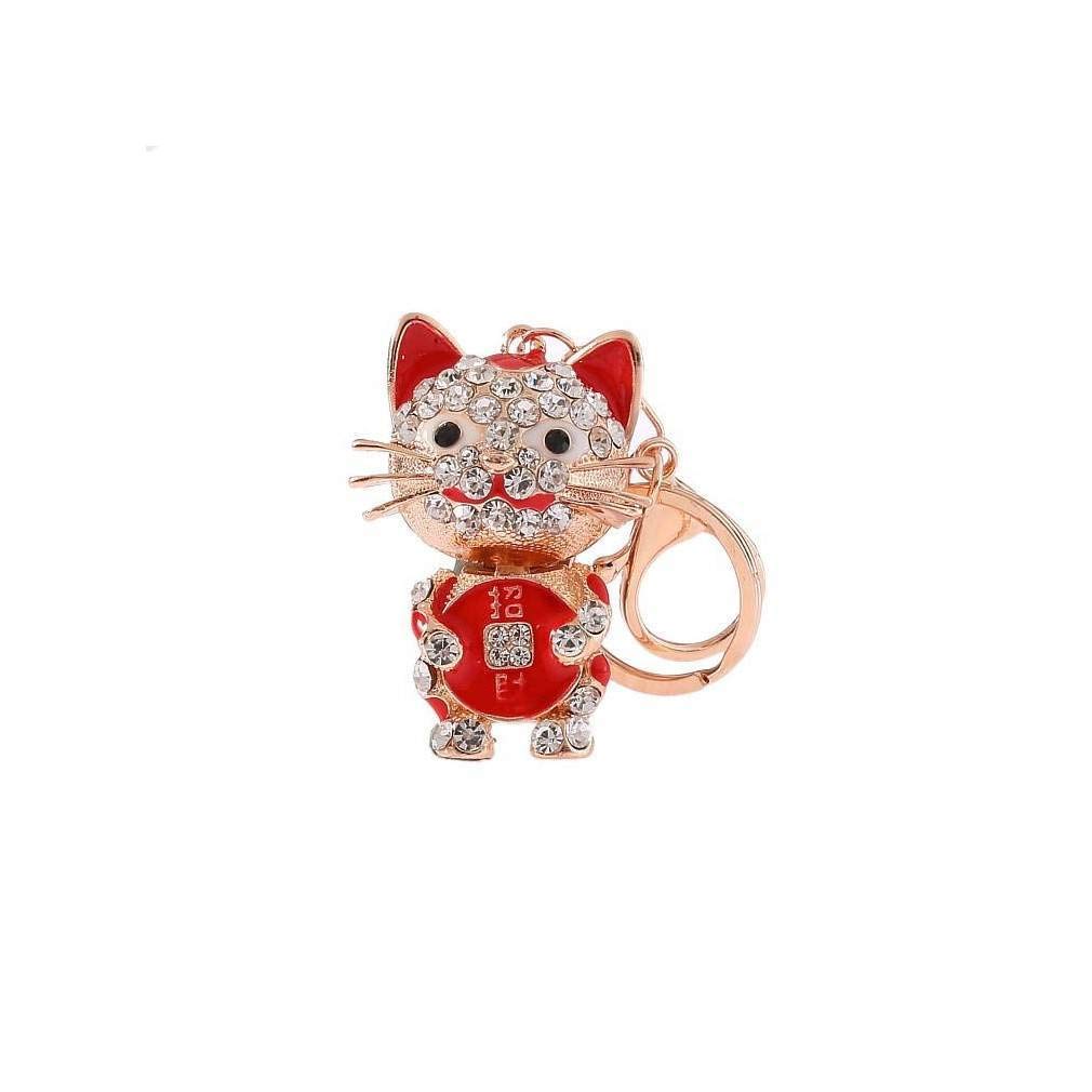 Lachineuse Maneki Neko Cat Keyring