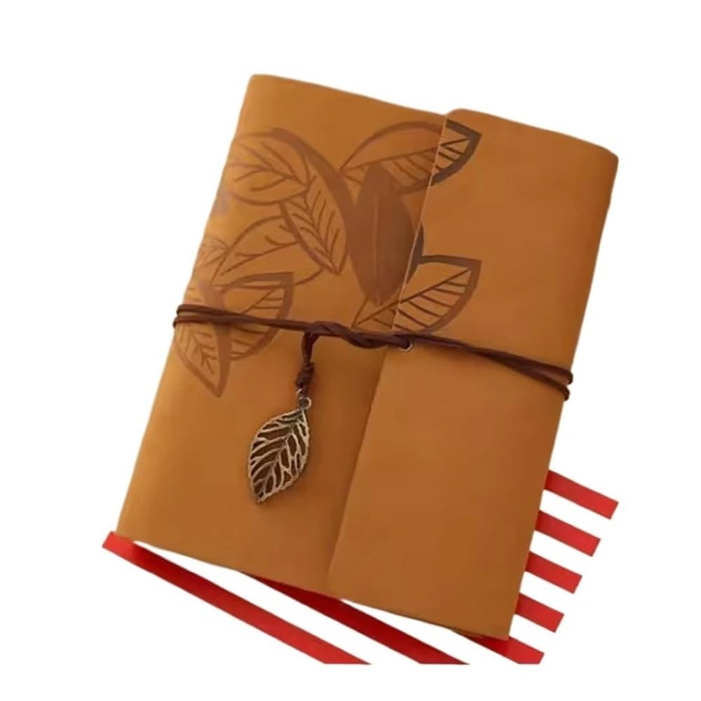 Photo Album Photographs Scrapbook Book Ring Binder Albums Memory Books 8 Inch Printed(Khaki)