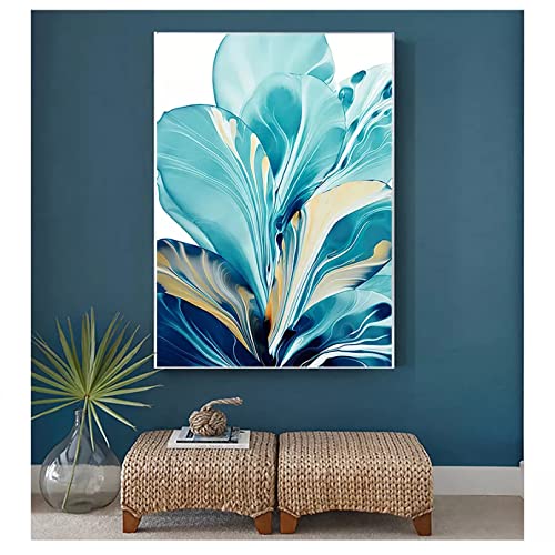 Tableau fleur pour salon et décoration murale chic de chambre moderne