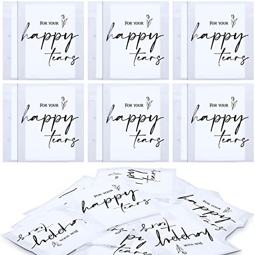 Amazon.com: Eaasty Happy Tears Tissue Packs for Wedding 3 Ply Wedding ...