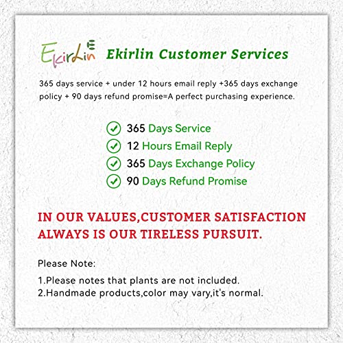Ekirlin 6 Inch Flower Plant Pot Indoor - Grey Cement Garden Planter Concrete Planter With Drain Hole Saucer thumb #6
