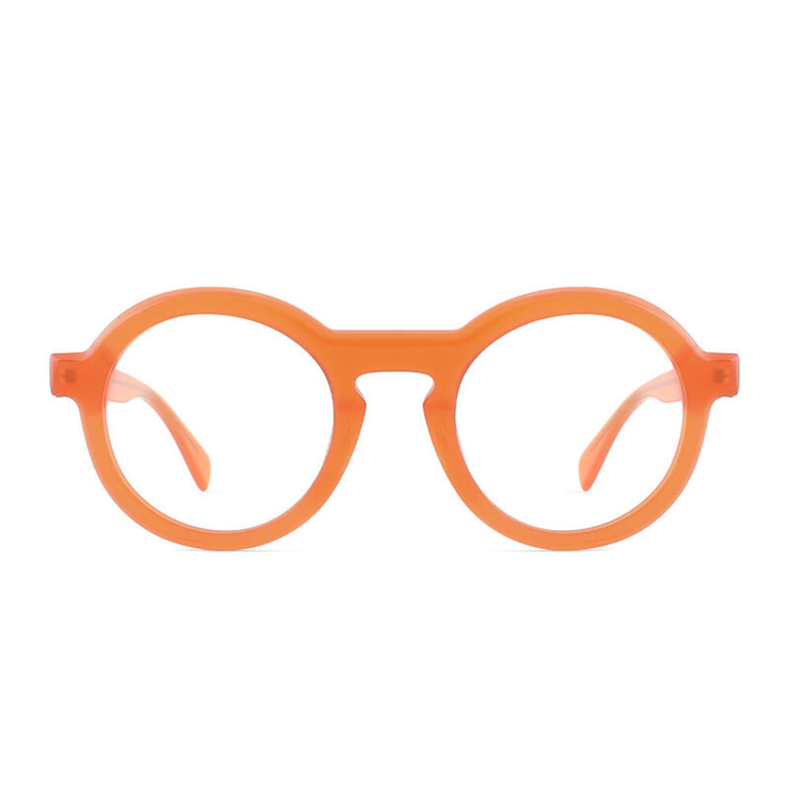 Rotondo Occhiali da Lettura Per Donna e Uomo Presbiopia Anti Luce Blu Acetato Frame Retrò Occhiali Presbiopia Lettori perTablet Gaming Ufficio Riposo