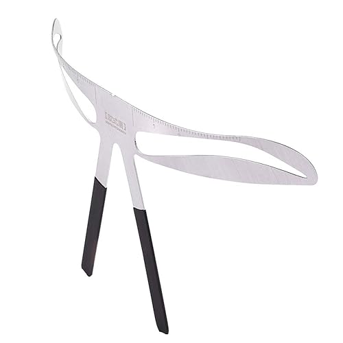 4 tipos de regla permanente para cejas, herramienta de medición de cejas, regla de extensión de equilibrio de medida de cejas, plantilla de forma de