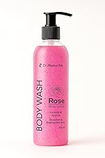 MASHUR FAB Body Wash – Exfoliating & Hydrating Formula | Brightens Skin Tone | 250ml Multiple Fragrance (1, PINK)