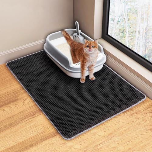 Cat Litter Mats Litter Trapping Mat,Cat Litter Box Mat for Floor ...