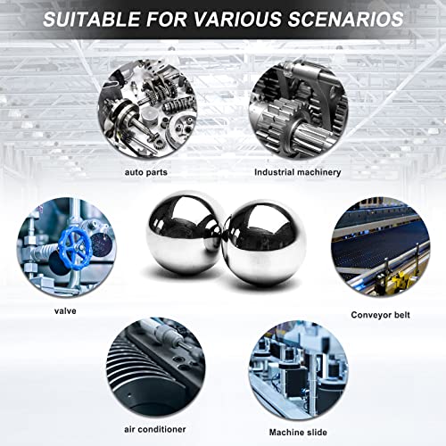 Deepdream 12PSC-1INCH 12Pcs 1 Inch Chrome Steel Bearing Balls 25.4Mm Steel Ball Precision Bearings thumb #6