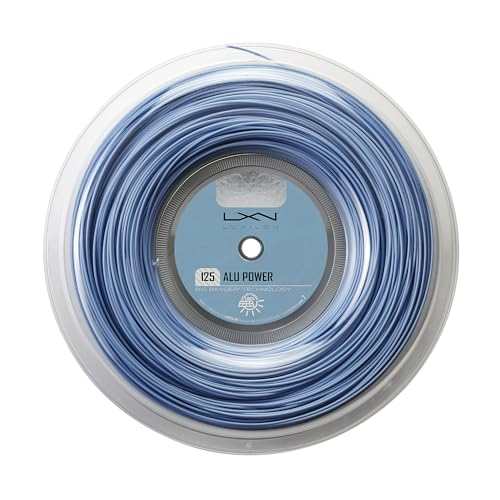 Luxilon Alu Power 125 Cordaje de tenis, rollo 220 m, unisex, azul, 1.25 mm