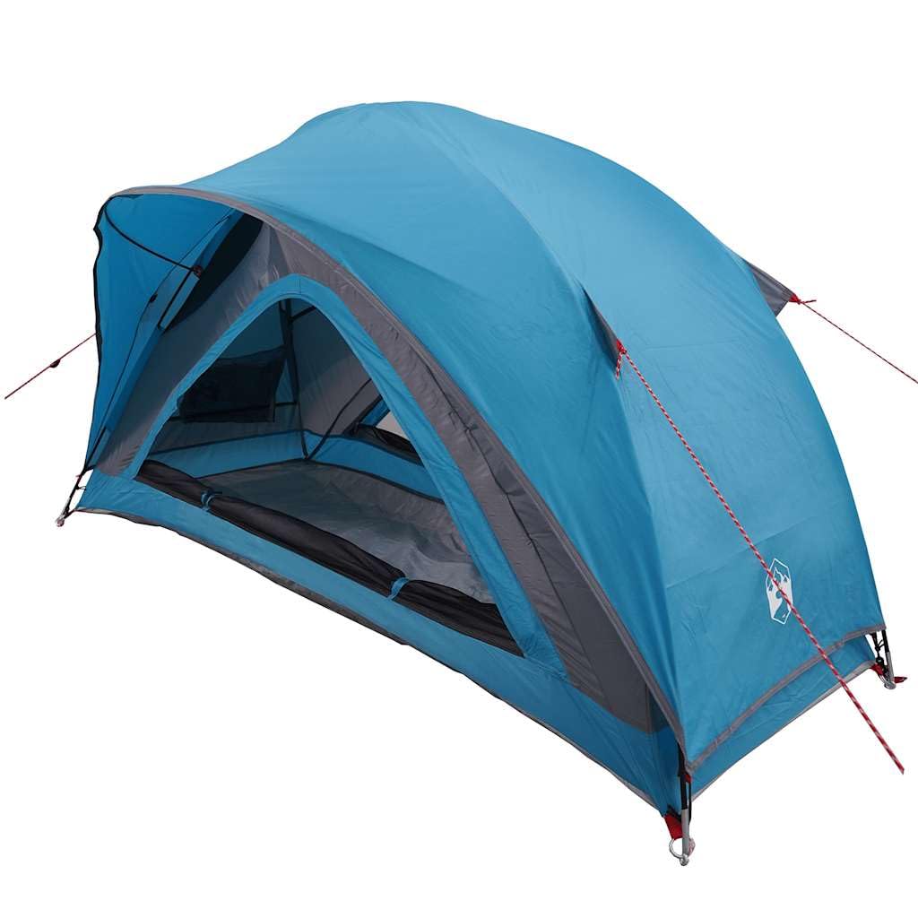 vidaXL Namiot turystyczny, 1-os., niebieski, wodoszczelny, namiot, schronienie kempingowe, schronienie ogrodowe, namiot ogrodowy